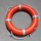 Nylon Grabline Boat Life Ring , Orange Color Boat Safety Throw Rings