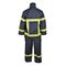 Durable Fire Retardant Suit , Dark Color Flame Resistant Insulated Coveralls