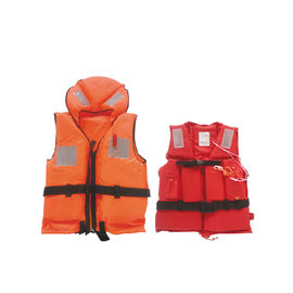 Red / Orange Color Sea Life Jackets Customized Logo FZY - III Model