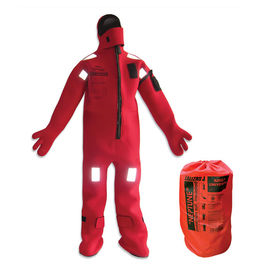 EC / CCS Approval Immersion Survival Suit Six Hours Protection Red Color