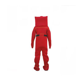 Red Color Sea Survival Suit , Protective Cold Water Immersion Suit
