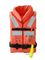 Nylon Foam Sea Life Jackets High Strength Tape With Plastic Whistle