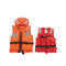 Red / Orange Color Sea Life Jackets Customized Logo FZY - III Model