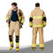 Four Layers Lightweight FR Coveralls Various Size 17000pa Hydrostatic Pressure