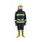 Safety Wear Heat Proof Suit Black Color Medium Thickness Special Design