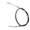 Hard Firefighter Bailout Rope , Stainless Steel Wire Cable With Metal Hook